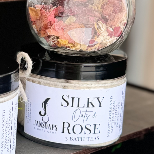 Silky Oats & Rose Bath Tea