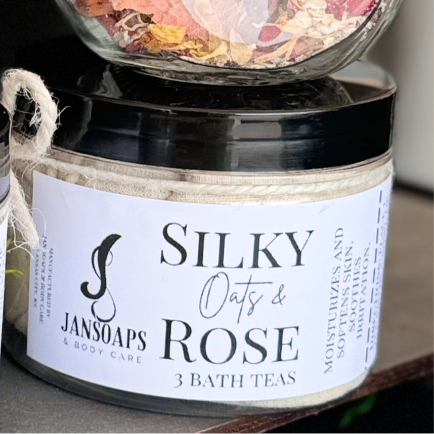 Silky Oats & Rose Bath Tea